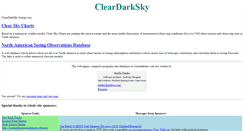 Desktop Screenshot of cleardarksky.com